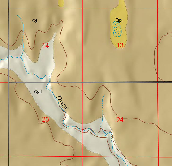 small geologic map