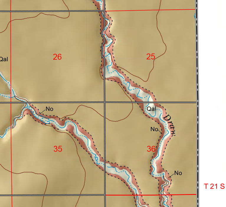 small geologic map