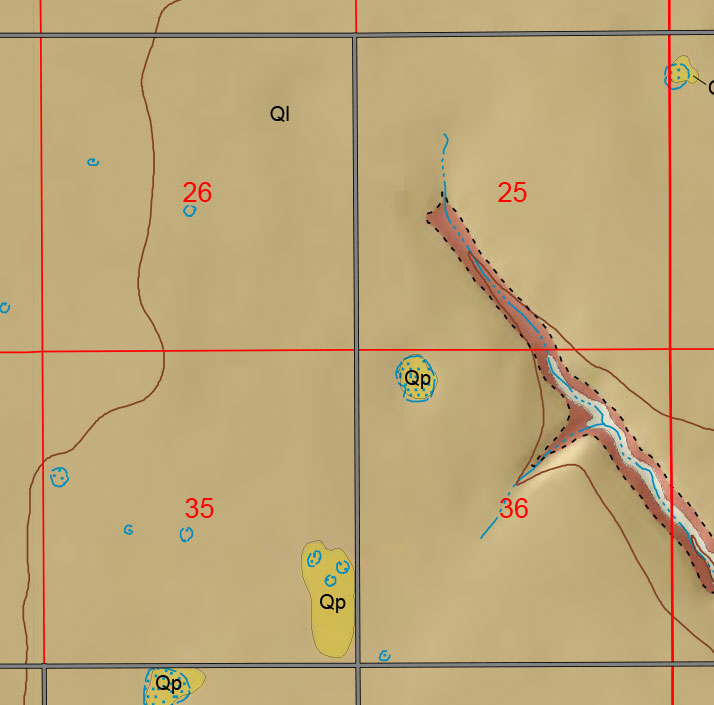 small geologic map