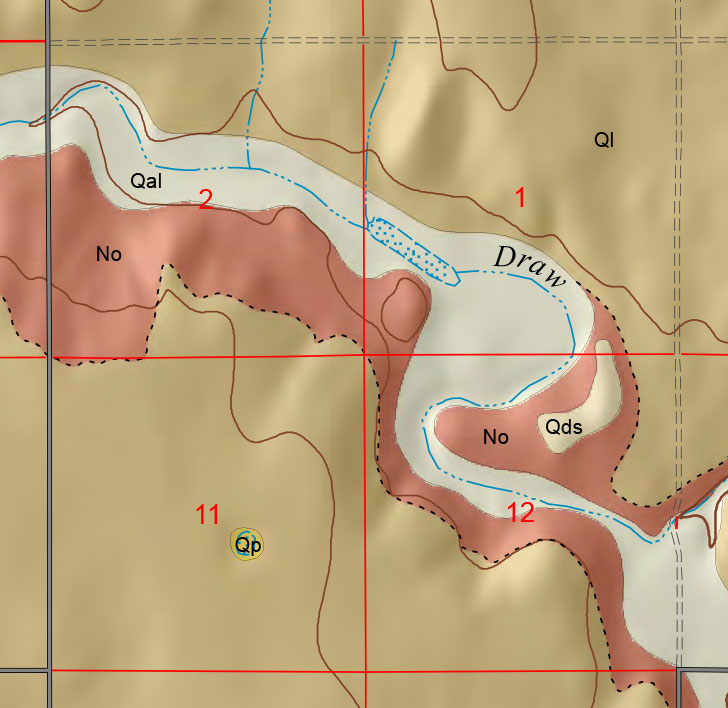small geologic map