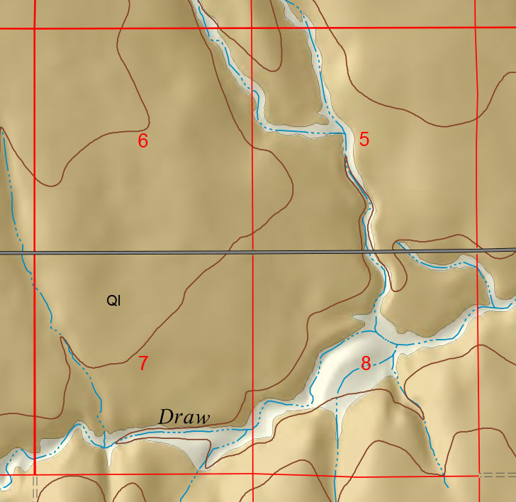 small geologic map
