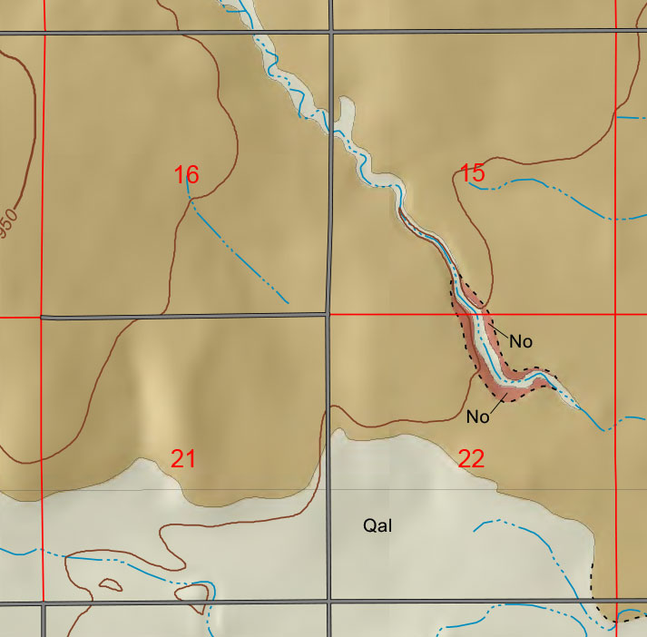 small geologic map