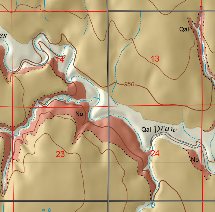 small geologic map