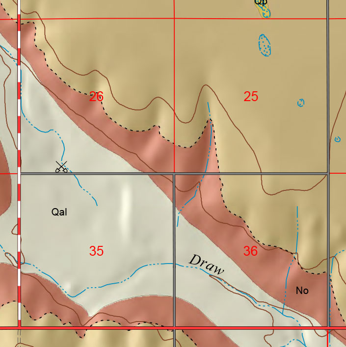 small geologic map