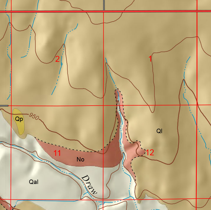 small geologic map