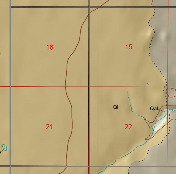 small geologic map