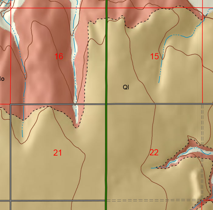 small geologic map