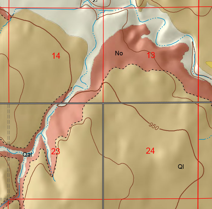 small geologic map