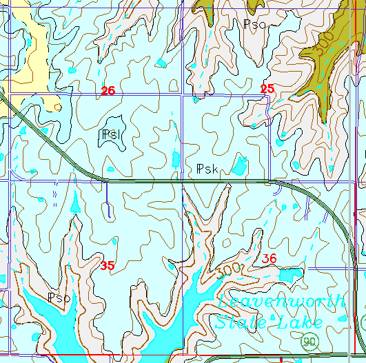 small geologc map