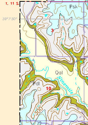 small geologc map