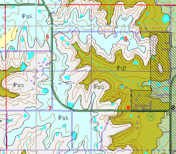 small geologc map