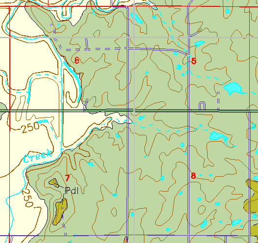 small geologc map