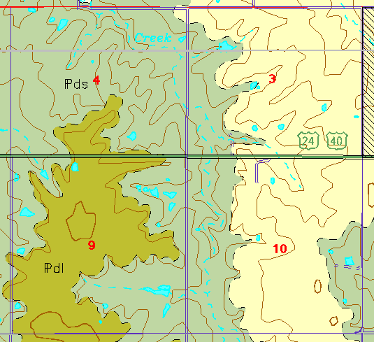 small geologc map