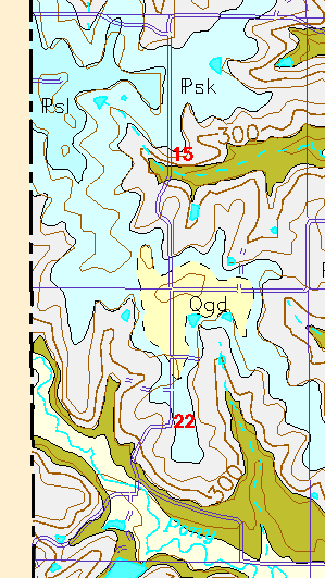 small geologc map