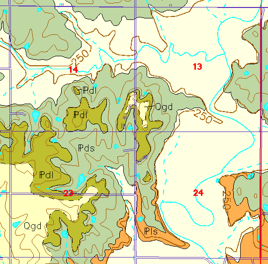 small geologc map