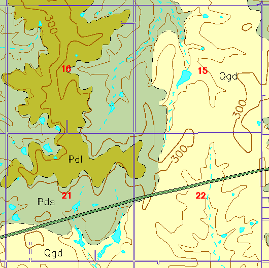 small geologc map