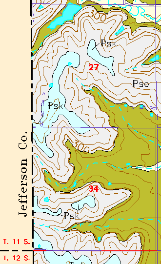 small geologc map