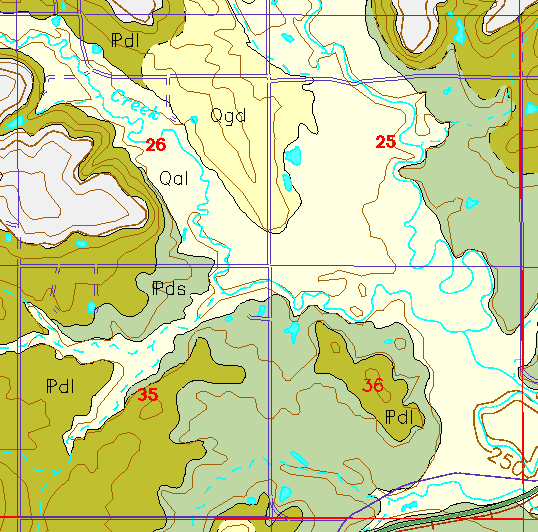 small geologc map