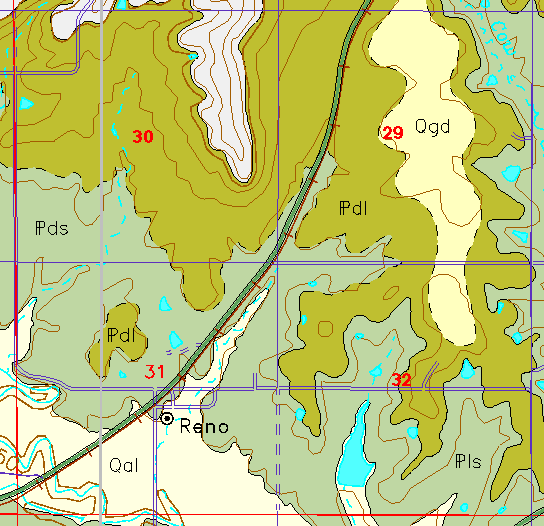 small geologc map