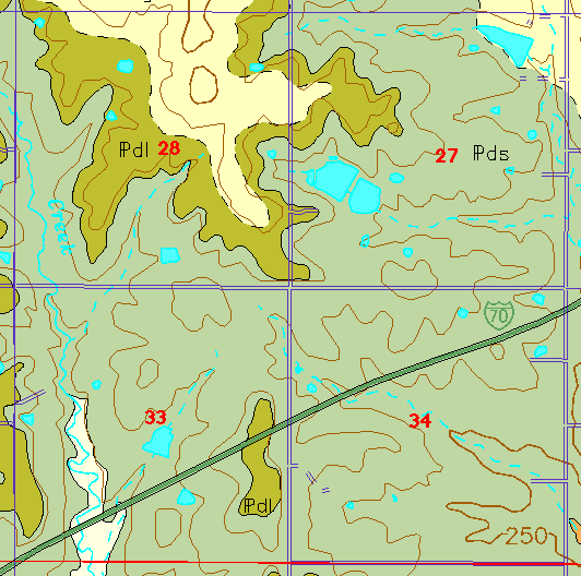 small geologc map