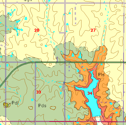 small geologc map