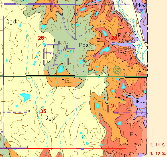 small geologc map