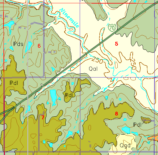 small geologc map