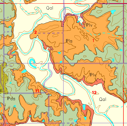 small geologc map