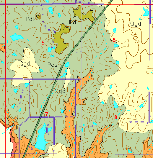 small geologc map