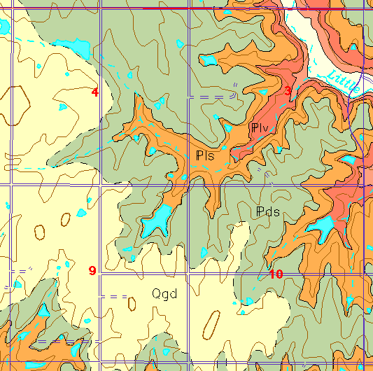 small geologc map