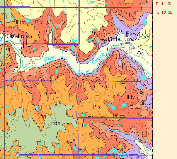 small geologc map