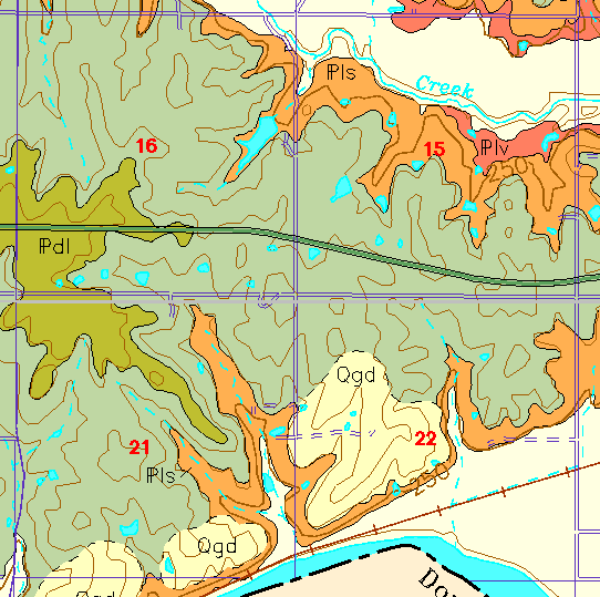 small geologc map