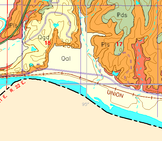 small geologc map