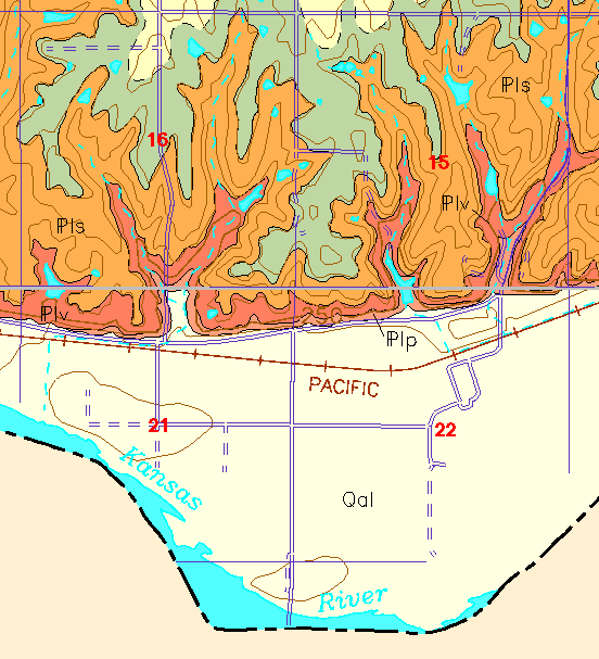 small geologc map