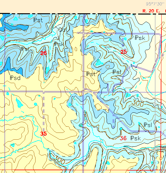 small geologc map