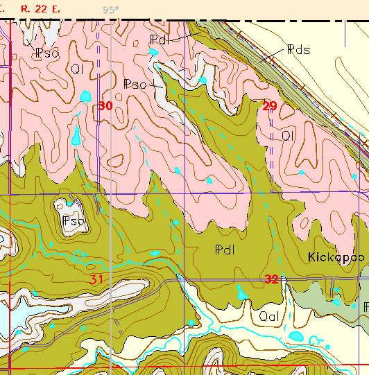 small geologc map