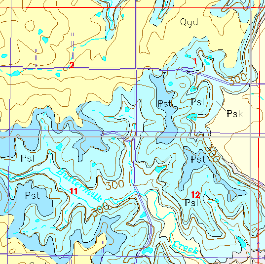 small geologc map