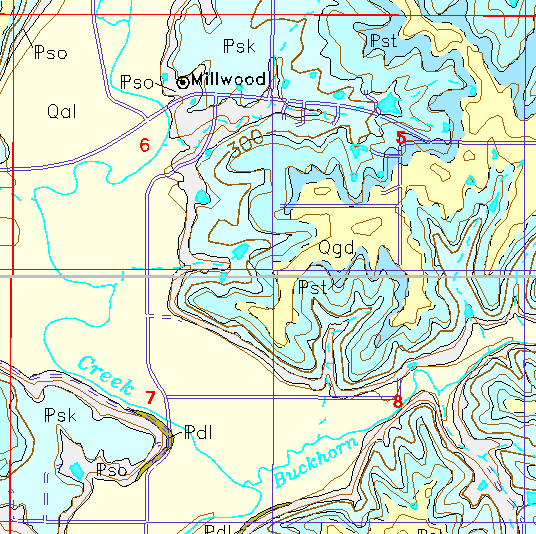 small geologc map