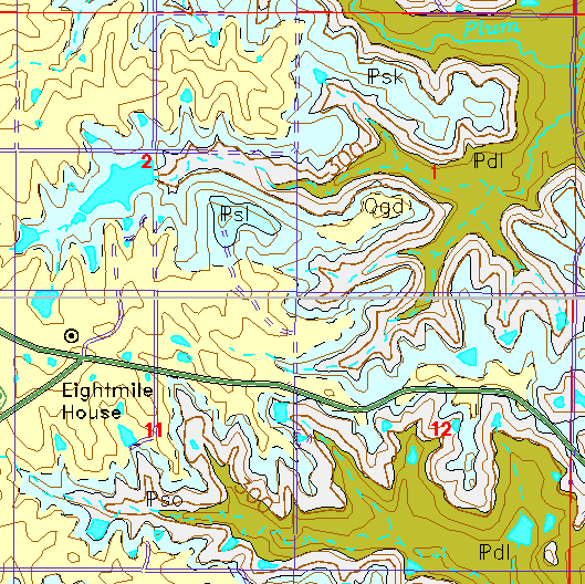 small geologc map