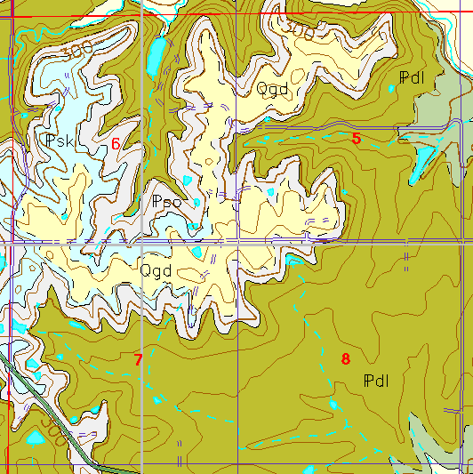 small geologc map