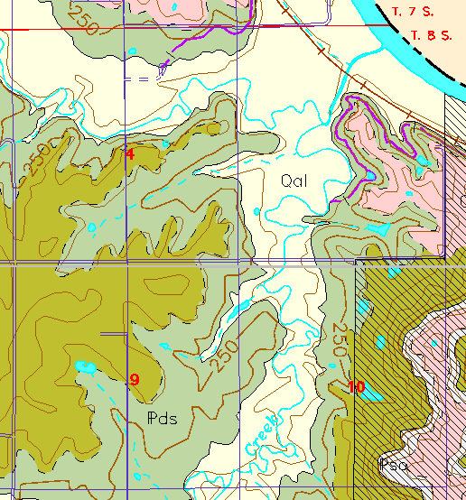 small geologc map