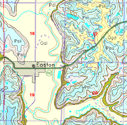 small geologc map