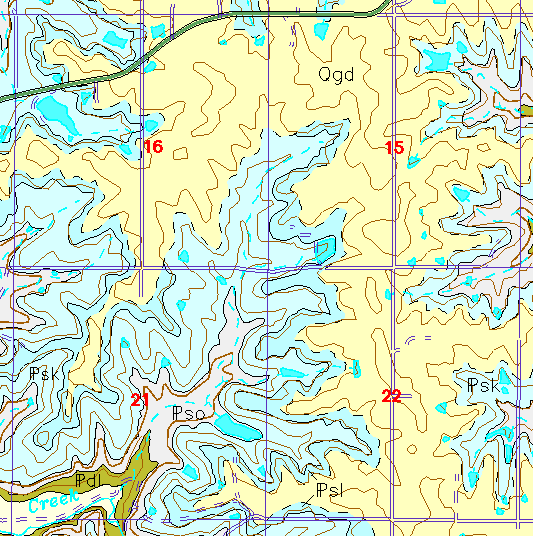 small geologc map