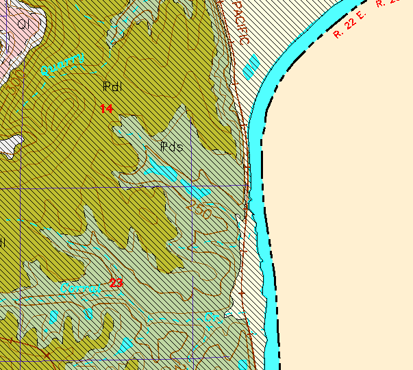 small geologc map