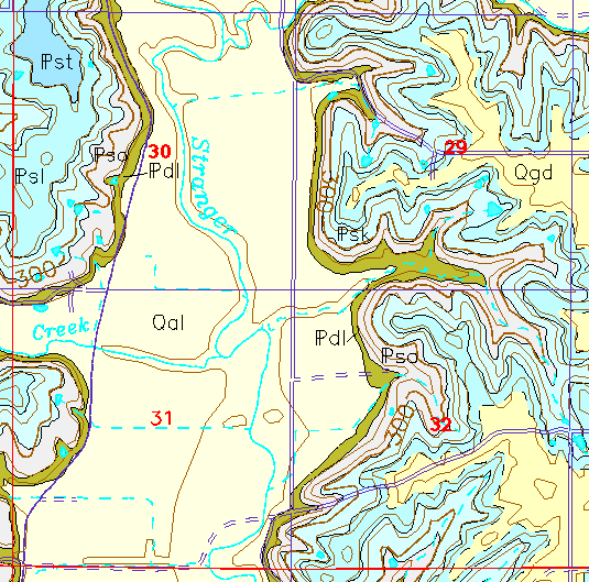 small geologc map