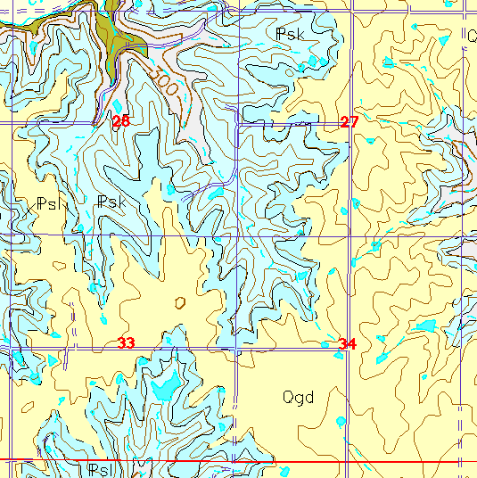 small geologc map