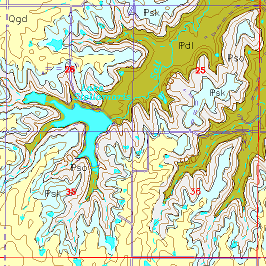 small geologc map