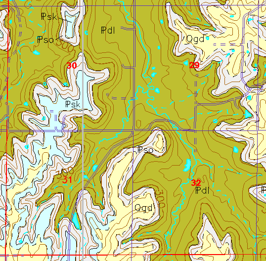 small geologc map