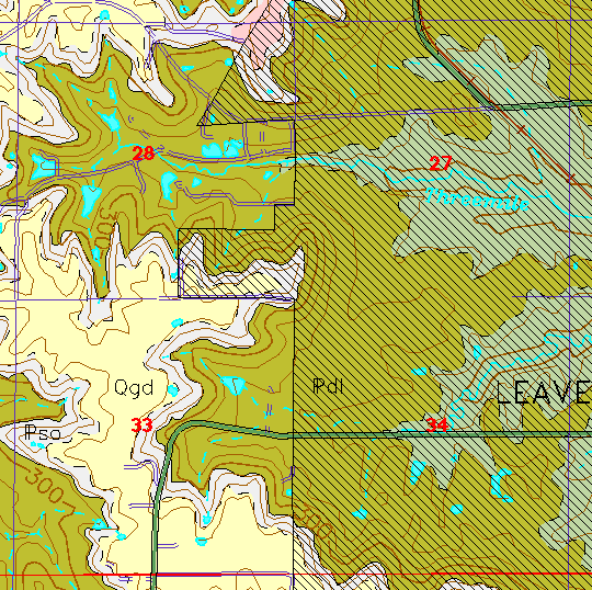 small geologc map