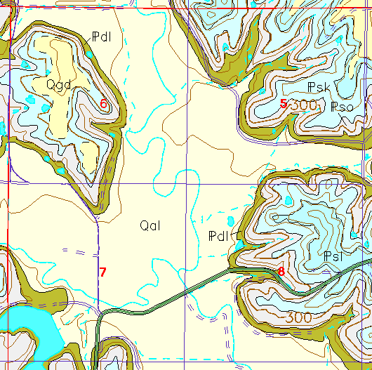 small geologc map